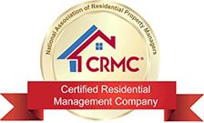 an image of certified residential management company designation logo